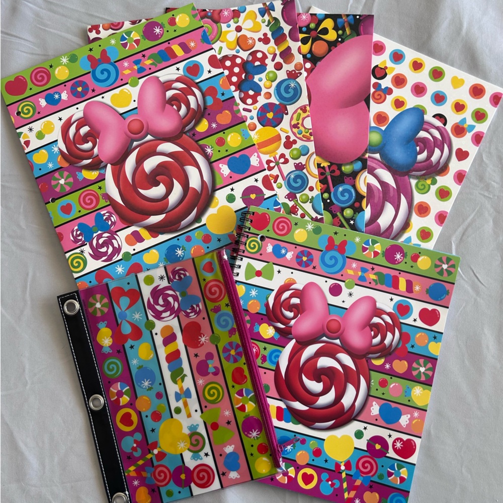 Minnie Candy Notebook & Folders